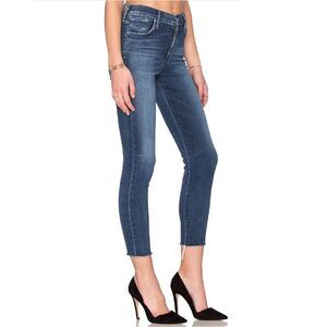 Agolde Jeans Womens 27 Sophie High Rise Skinny Crop‎ Claremont Wash